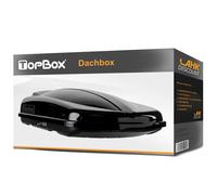 Kamei Husky in schwarz, glänzend - Dachbox - NEU Gepäckbox