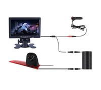 Kameras AHD 1080P Brems Rückansicht Backup Kamera Mit 7 Zoll Display Bildschirm Für Ford Für Transit Für Custom 2012-2015 Auto Rückfahrkamera(Cigarette Lighter)