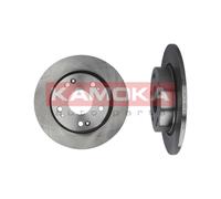 KAMOKA 2x Bremsscheibe hinten Ø260 mm Voll für Honda Civic VIII Hatchback FN