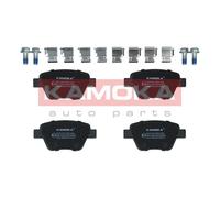 KAMOKA Bremsbelagsatz Scheibenbremse JQ101237 Hinterachse für VW/AUDI/SEAT/SKODA Golf 6 (5K1)