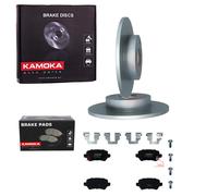 Kamoka Bremsscheiben 240mm + Beläge Hinten Passend Für Opel Corsa C Bremsscheibe: Opel: 9196592 Saab: 9196592 Chevrolet: 569112 Opel: 569112 Ackoja