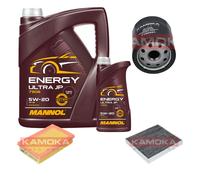 KAMOKA Inspektionspaket MANNOL Energy Ultra JP 5W-20 6L für Toyota Yaris 1.5