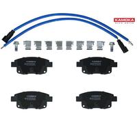 KAMOKA Bremsbelagsatz, Scheibenbremse hinten rechts links mit Zubehör für FORD JQ1013860