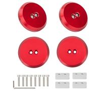 Kangnice 4 Stück allgemeine Fahrzeug Hebekissen Adapter, kompakte, stabile Hebelösung aus Aluminium, einfach zu verwenden für Cayman Aluminium Hebekissen Adapter