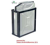 Kanisterhalterung L.377mm B.174mm H.485mm Tiefschwarz RAL 9005 2,87kg VALPRO