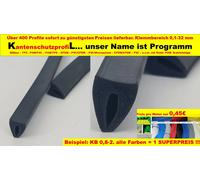 Kantenschutz Fassungs Profil EPDM Gummiprofil Gummidichtung Gummi Keil Keder
