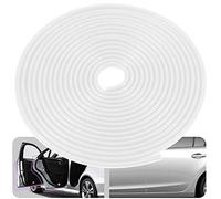 Kantenschutz für Autotüren,Kantenschutz, Gummidichtung, Schutz mit U-Form, Autoschutz, Türkantenschutz, passend für die meisten Autos (Weiß, 5M)
