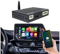KAOLALI Carplay Wireless Retrofit Decoder Kit kompatibel für Toyota Auris/CHR/Avensis/RAV4/Avensis/Yaris/Verso 2014-2019 Unterstützt CarPlay, Android Auto, Mirror Link