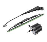 KAOLALI Scheibenwischermotor 12V Universal 105° Wischermotor mit Wischerarm für Traktor, Wohnmobile, Wohnwagen, Fischerboote, Traktoren