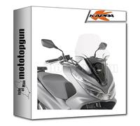 kappa 1129dtk + d1163kitk windschild clear kompatibel mit honda pcx 125 2018 2019 2020 mototopgun