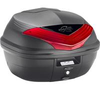 KAPPA K355N TOP CASE schwarz mit rotem Reflektor 35 Liter