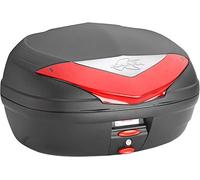 KAPPA K466N Top Case mit rotem Reflektor schwarz 46 Liter