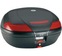 KAPPA TOP-CASE K49 schwarz m. rotem Reflektor