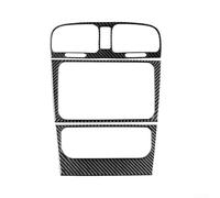 Karbonfaser-Lüftungsabdeckung für Golf 6 MK6 2008-2012, Konsolenverkleidung für Armaturenbrett, Dekoration, 3 Stück, Auto-Innenausstattung, Carbon-Optik, Mittelkonsolen-Entlüftungsabdeckung
