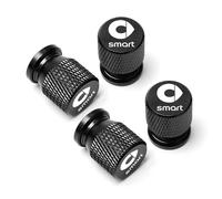 KardoL 4 Stück Hochwertige Ventilkappen Kompatibel mit für Smart 451 Brabus Smart 453 fortwo forfour - Stabiler Auslaufsicherer Ventildeckel,B