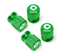 KardoL 4 Stück Hochwertige Ventilkappen Kompatibel mit für Smart 451 Brabus Smart 453 fortwo forfour - Stabiler Auslaufsicherer Ventildeckel,F