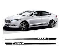 Karosserie aufkleber aufkleber für Ford Mondeo MK3 MK4 MK5 Fusion,Körper dekoration Auto externe Tuning Zubehör,A-Black