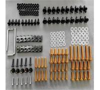 Karosserie-Kits Komplettes Verkleidungsschrauben-Set Für CBR1000RR CBR 1000RR 2004 2005 2006 2007 2008 2009 2010 2011-2022 Motorrad-Vollverkleidungsset Muttern Schrauben Teile(Yellow)