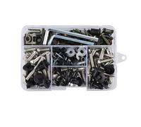 Karosserie Schrauben Motorrad-Windschutzscheiben-Verkleidungsschrauben Für Ducati Monster S2R S4R 900 1100 Multistrada 1000 1200 Befestigungssatz Stahlverkleidungen Befestigungs Mutter(195pcs)