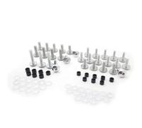 Karosserie Schrauben Motorrad-Windschutzscheiben-Verkleidungsschrauben Für Suzuki GSXR750 GSXR1000 2000-2003 Silberne Runde Stahl, Karosseriedichtungsbefestigung Befestigungs Mutter