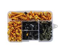 Karosserieschrauben Verkleidungsschrauben Für Yamaha TZR50 TZR 50 MT25 MT 25 MT-25, Unterlegscheiben, Muttern, Karosserieschrauben Motorrad-Verkleidungsschrauben(Gold)