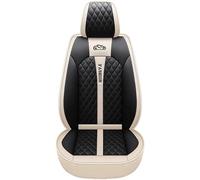 Karstry Autositzbezüge komplettes Set Universal in Stylish Design, Schonbezüge für Vordersitze und Rückbank, Auto Sitzbezüge Airbag Kompatibel, Premium Wasserdicht Sitzbezug, Schwarz Weiß