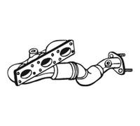 Bosal Katalysator 090-068 – passend für BMW 5er (E39, E60/E61), 7er (E65–E67), X5 E53
