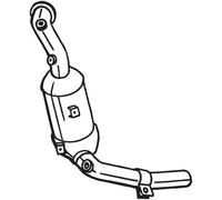Katalysator Euro 5 090-209 BOSAL für FIAT ALFA ROMEO LANCIA