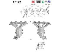 Katalysator Euro 5 25142 AS für KIA CEE'D Schrägheck PRO CEE'D VENGA CEE'D SW