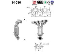 AS Katalysator für SUZUKI OPEL 91086
