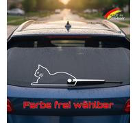 Katze Auto Aufkleber Scheibenwischer beweglich Sticker Tuning Auto lustig #148