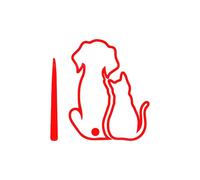 Katzen Hunde Wischer Aufkleber für Heckscheibe, Vinyl Welpe Kätzchen Winkender Schwanz, Reflektierend Heckscheibenwischer Aufkleber, Kitty Cat Auto-Scheibenwischer für Autos Fenster Laptop Dekoration