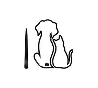 Katzen Hunde Wischer Aufkleber für Heckscheibe, Vinyl Welpe Kätzchen Winkender Schwanz, Reflektierend Heckscheibenwischer Aufkleber, Kitty Cat Auto-Scheibenwischer für Autos Fenster Laptop Dekoration