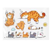 Katzenkratz-Auto-Aufkleber, lustig, niedliches Katzen-Design | Lustiger Auto-Aufkleber für Auto, LKW, Auto, Motorrad, Wand, Fenster, Laptop, Snowboard, Kühlschrank, Tasse, Gepäck