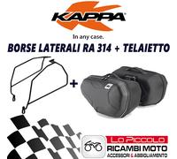 KAWASAKI NINJA 250 R 2008 KAPPA Halbharte Seitenkoffer RA314 + TE4107K + Kit