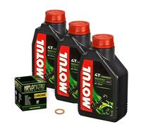 Kawasaki VN 800, 95-99, VN800A; Motul 10w40 Öl; HiFlo Chrom Ölfilter Motorölset