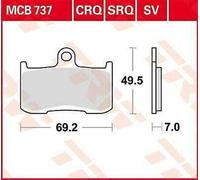 Kawasaki Z 900 Rs ABS 2022-2023 TRW Sv Serie Sindered Bremsbeläge MCB737SV