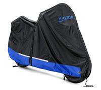 Kayme Motorrad Abdeckplane Outdoor, Motorradabdeckung Wasserdicht Winterfest, Motorradplane 300D Motorrad Garage Plane Indoor, Abdeckung für Motor Moped Roller Motorroller Länge 235CM L