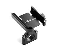 KBANDZ Zubehör für Motorräder Für Honda ADV350 ADV 350 ADV150 Motorrad Aluminium Lenker Rückspiegel Handy Halterung GPS Ständer Halter (Farbe : ADV350 A)