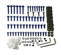 KCBHSH Verkleidungsschrauben Motorrad-Windschutzscheibe Für Ducati 899, 959 Panigale, 1198/S/R, 1098/S/Tricolor, 848/EVO Komplettes Und Mutternset Schrauben Set Montage(BLAU)