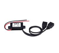 Keenso Auto GPS USB-Ladegerät Adapter, 3A DC 12V C 5V Dual USB GPS Handy Fahrrekorder Ladegerät Adapter-Konverter-Modul für Auto, Motorrad
