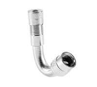 Keenso Auto Reifen Ventilverlängerung, Motorrad Auto Reifenventil Verlängerung 45/90 / 135 Grad Reifenventil Verlängerungsadapter für Auto, Motorrad, Fahrrad (45°)
