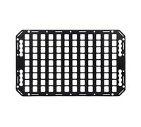 Keenso Molle-Panel, LKW-Ladefläche, Molle-Panel, 635 X 388 X 2 Mm, Aluminium, Multifunktionaler L-Schienen-Ladungsaufbewahrungs-Werkzeugträger für Autos, SUVs, Pickups, Wohnmobile