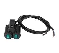 Keenso Motorrad Lenkerschalter, Universal 12V Motorrad 7/8 Zoll Lenker Scheinwerferschalter Doppelsteuerung Nebelscheinwerfer Schalter + Hupenschalter(Type A)