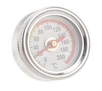 Keenso Öltemperaturanzeige, M20 X 1,5 Motoröltemperaturanzeige 0 Bis 200 ℃ Einfache Installation Robustes Motorrad-Öltemperaturmessgerät aus Metall
