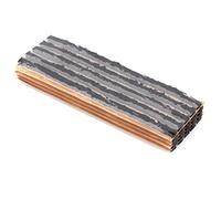 Keenso Reifenreparaturstopfen, Naturkautschukstreifen für die Universelle Pannenreparatur bei Autos und Motorrädern, Reparaturset für Schlauchlose Reifen, kein Kleber Erforderlich, 20 (Black)