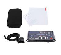 Keenso Universal 5,5 Zoll Auto Hud Heads Up Display, Universal F4 MPH Überdrehzahlalarm Tachometer Head Up Display MPH/KM/h mit Windschutzscheibe Projektionsfolie 12V Kfz-Elektronik