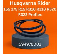 Keilriemen 594978001 Husqvarna Rider 155 175 R15 R316 R318 R320 R322 Proflex