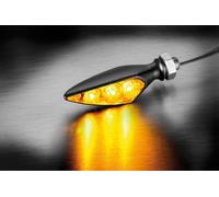 Kellermann LED Blinker Rhombus S Extreme M5 Metall ECE zugelassen klar Glas