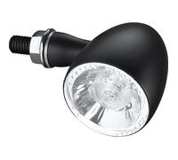 Kellermann LED-Blinker- / Begrenzungsleuchte Bullet 1000 PL white, schwarz, klares Glas